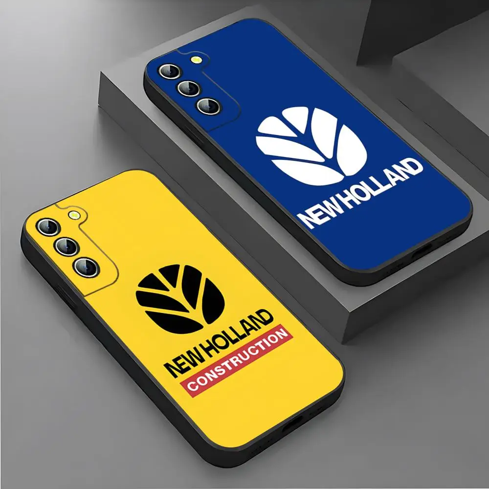 Чехол для телефона N-New Holland NHAGs Tractors для S25 Ultra Samsung 24 Fe S22 S21 S23 Ultra S20 Fe A54 A53 A34 A16 Back Cover