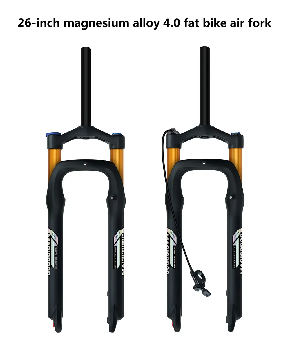 MAGICBROS Elektrofahrradgabel Luftfederung 20 26 Zoll 4,0 Gabel Aluminiumlegierung Snow Bike E-Bike 9 * 135 mm Fat Bike Luftgabel – Detail 14