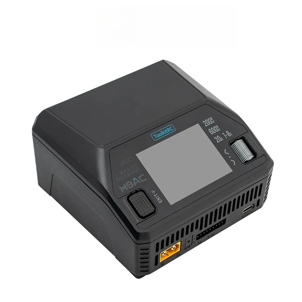 2025 gran oferta ToolkitRC M8AC cargador equilibrado multifuncional AC200WDC600W @ 20A carga rápida 65W 8S