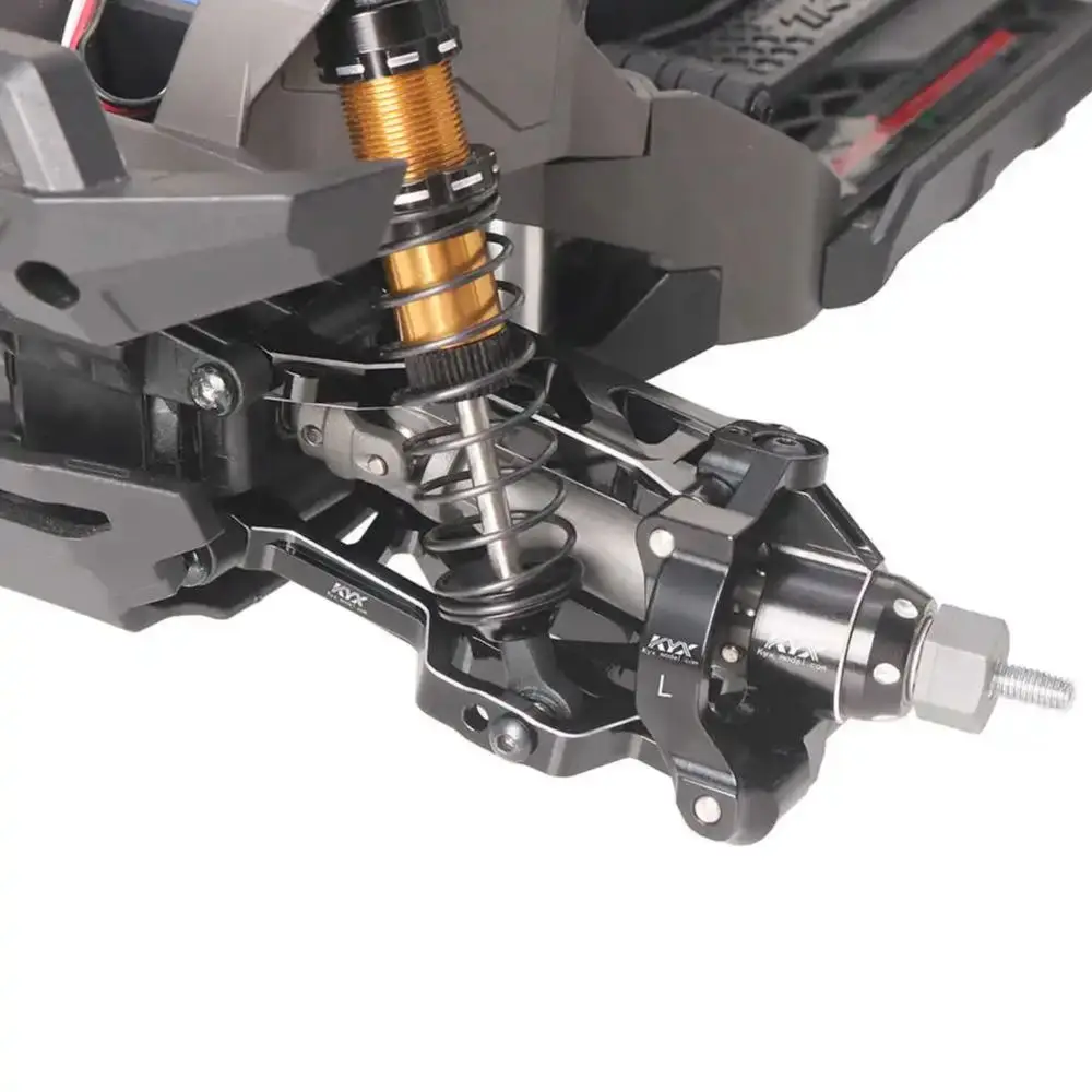

KYX Aluminum Alloy Front Lower Arm for Mini Maxx Mini X Remote Control Model Car Accessories