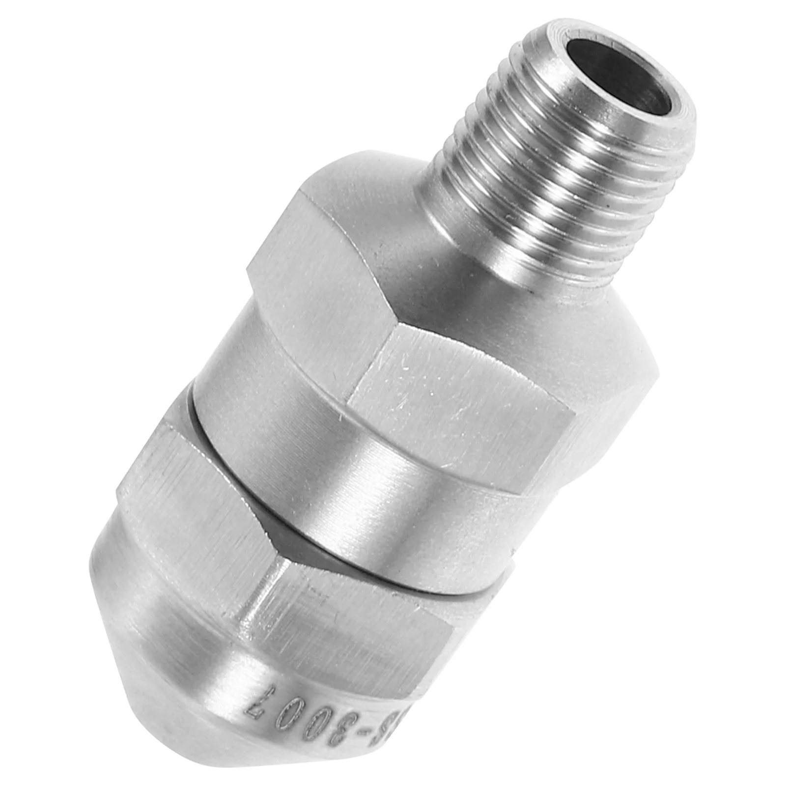 1/8 الفولاذ المقاوم للصدأ الموضوع فوهة لارتفاع ضغط غسيل السيارات رذاذ تلميح استبدال التغشية فوهة خرطوم حديقة التنظيف #5