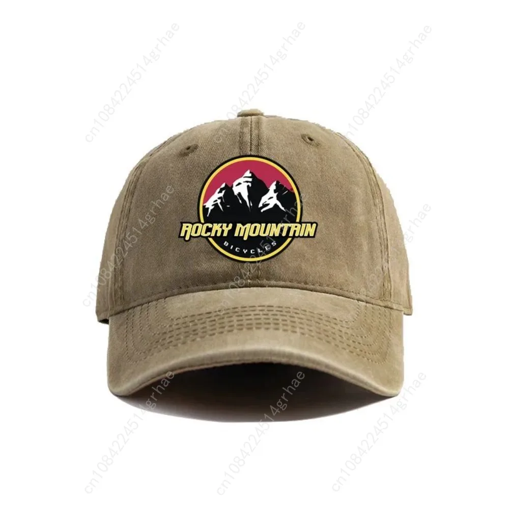 2025 روكي ماونتن قبعات البيسبول المتعثرة القبعات قبعة الرجال الرجعية في الهواء الطلق الصيف قابل للتعديل روكي دراجة هوائية جبلية قبعة عادية #4