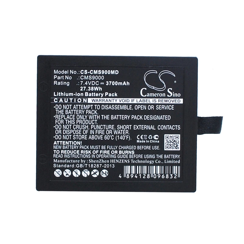 

Cameron Sino 3700mAh Battery For CONTEC CMS7000 Patient Monitor CMS8000 SpO2 Medical Sensors Vital Signs ICU
