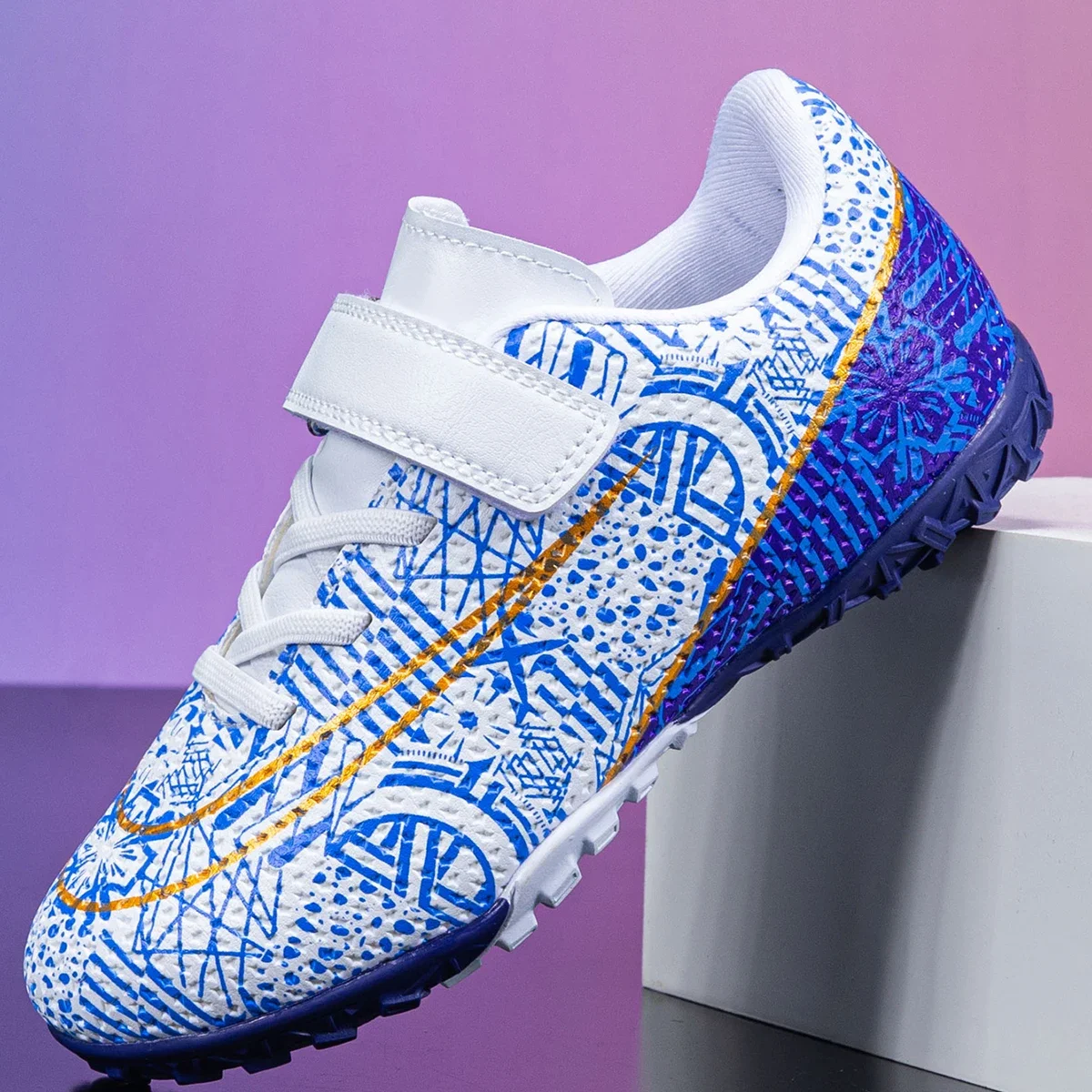 أحذية كرة القدم للأطفال من جمعية العشب للتدريب الداخلي الأصلي للأولاد والبنات أحذية كرة القدم المرابط غير قابلة للانزلاق أحذية ملعب كرة القدم للأطفال #4