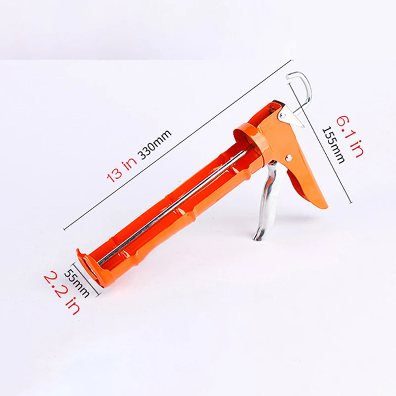 Imagem -06 - Rotatable Sealant Gun Caulking Agent Silicone Bico Silicone Aplicador Ferramentas de Concreto Tile Joint Tool Mouths 1pc Profissional