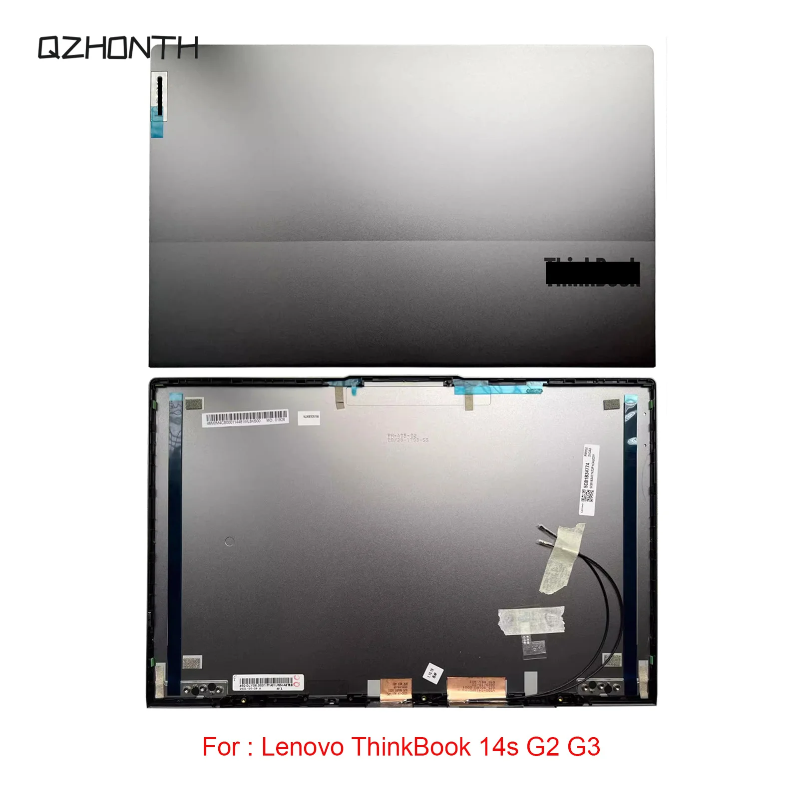 New For Lenovo ThinkBook 14s G2 G3 (2020 2021 Version) LCD Back Cover Top Case Rear Lid Silver 5CB1B34774 14