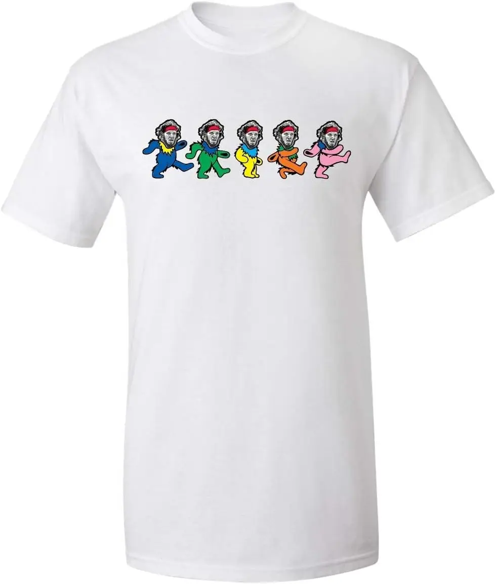 Футболка с надписью «Танцующие медведи», красная футболка, высокое качество, 100% хлопок, с коротким рукавом