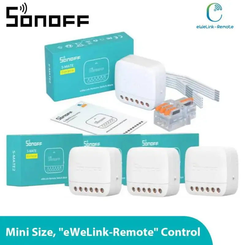 SONOFF S-MATE Extreme Switch Mate S-MATE2 work with SONOFF MINI-R4 extreme switch MINI-R3 M5 L3 light strip S31 B02 light bulb