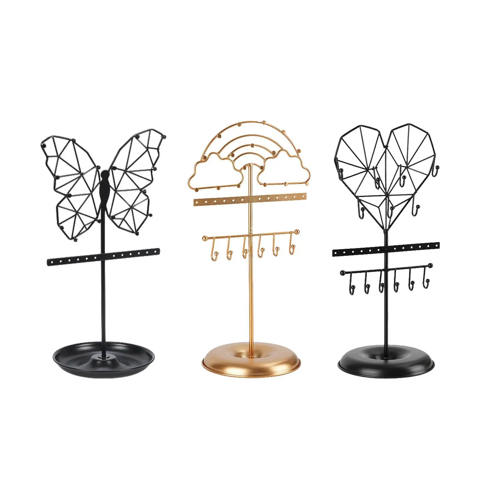 

Jewelry Organizer, Jewelry Display Stand, Desktop Multifunction Necklace Storage Holder, Jewelry Hanger for Necklaces