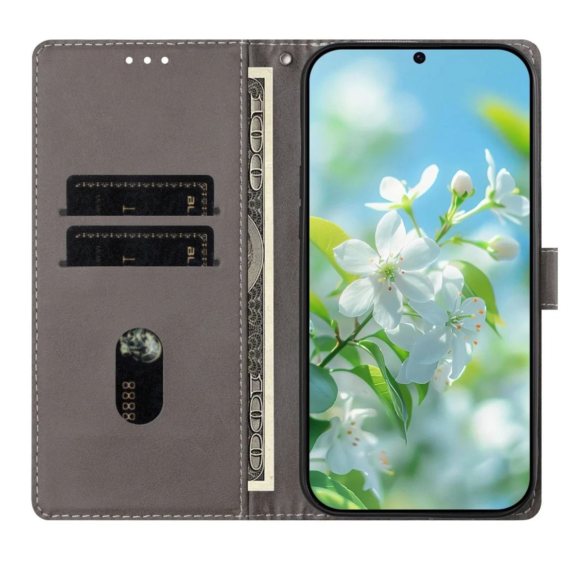 Patterned Leather Phone Case For Samsung Galaxy A27 A26 A25 A53 A36 A56 A37 A57 Wallet Holder Book Bag Cat Painte Funda Cover
