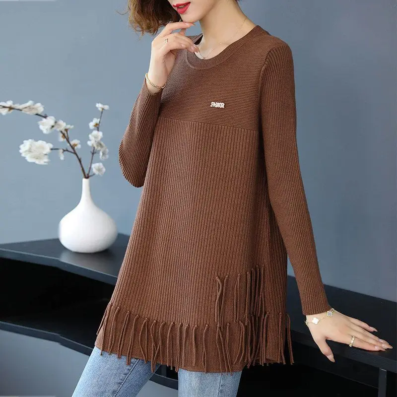 المرأة العصرية الخريف والشتاء سترة فضفاضة المرأة عارضة تنوعا بلون قاعدة قميص أنيق ومريح