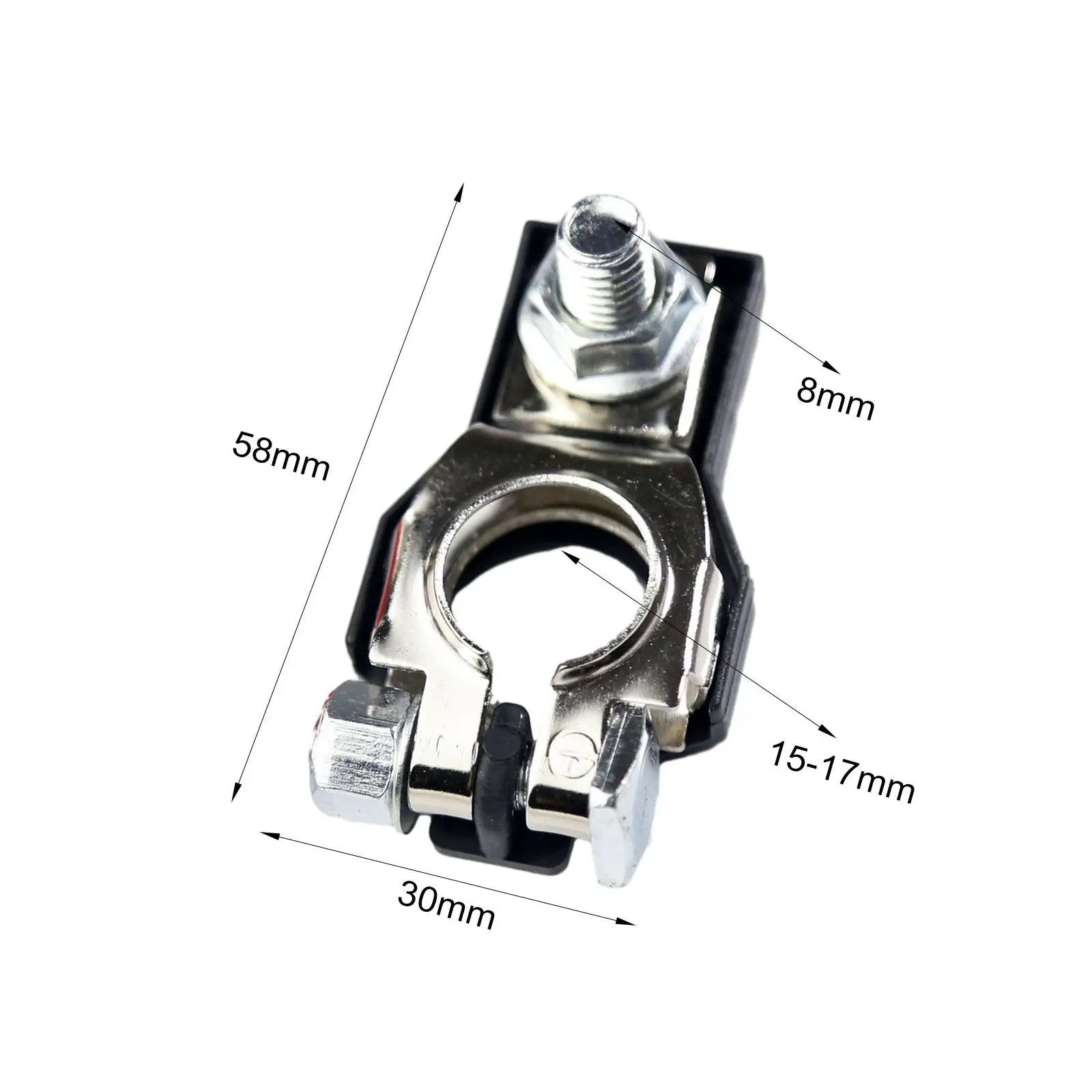 2-teiliges positives und negatives Batterieklemmen-Set für Marine-LKWs und Wohnmobile