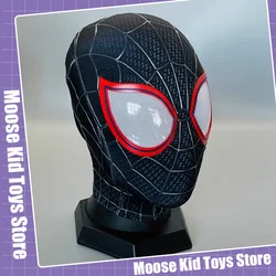 Marvel Miles Morales Spider-man Into The Spider-verse Spider-man Mask 1:1 3D Spiderman Masks Halloween Cosplay Toy Gift For Boys