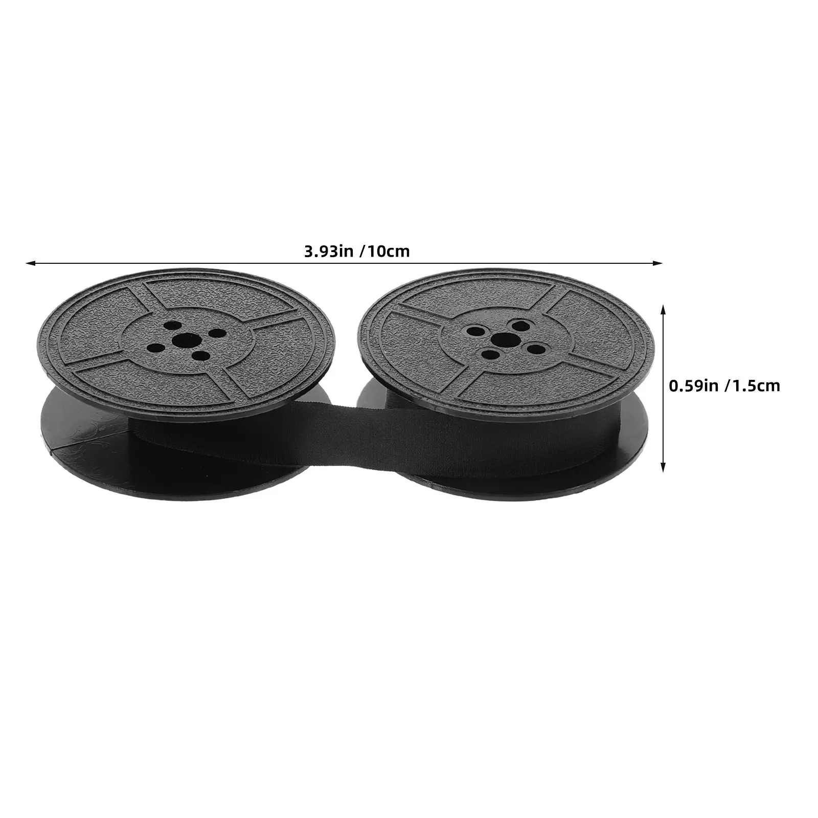 3Pcs Typewriter Ribbon Replacement Vintage Wide Nylon Twin Spool Ink Ribbon for Manual Typewriters Compatible 1009Fn 1066Fn
