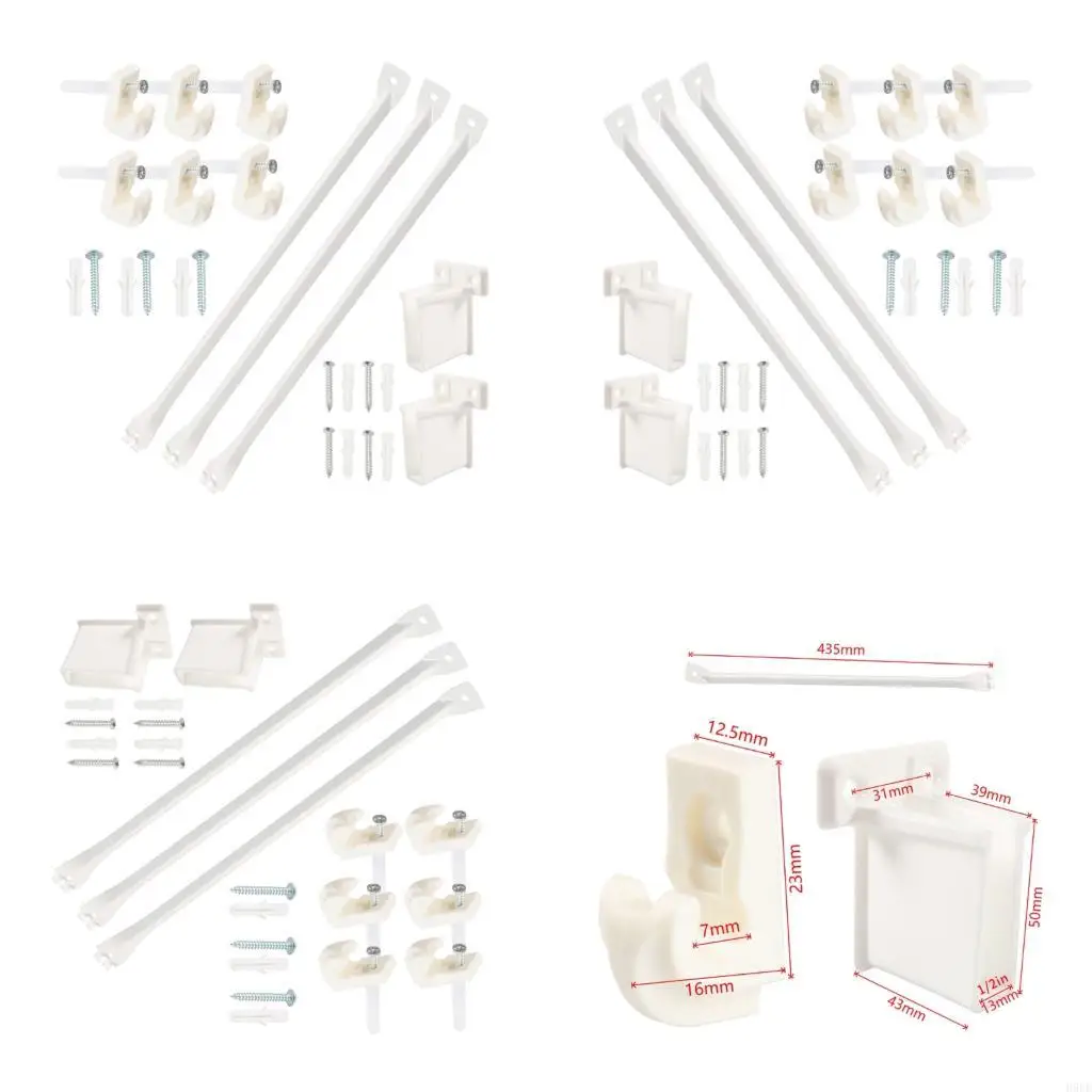 

Устойчивая к ржавчине 17 -дюймовые шкафные кронштейны RVS Металлическая рама 100 фунтов веса H9EE