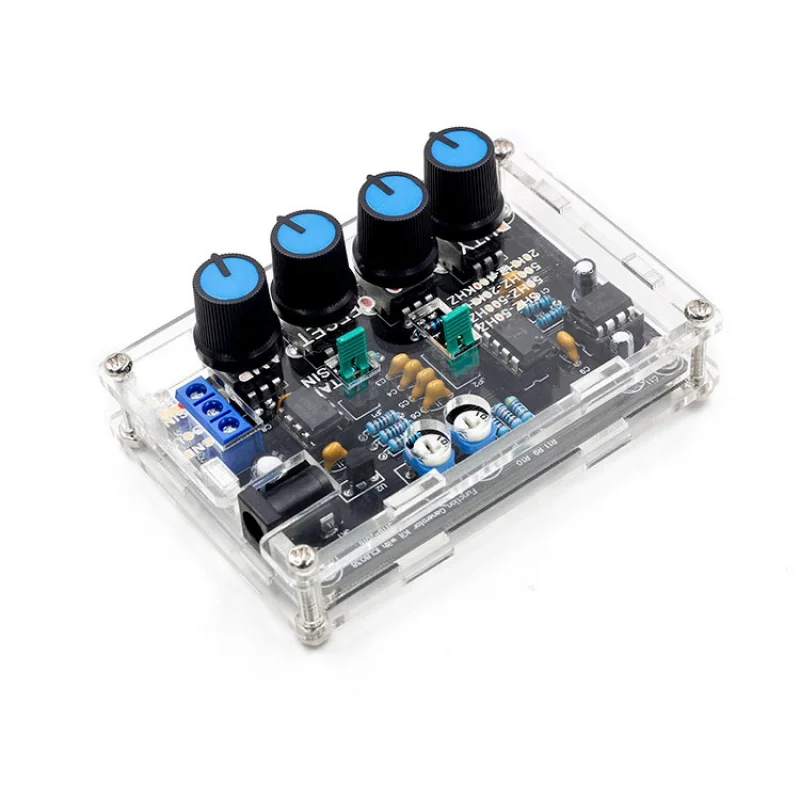 ICL8038 Multifunctional low frequency Signal Generator DIY Kit with Acrylic shell xr2206 upgrade version