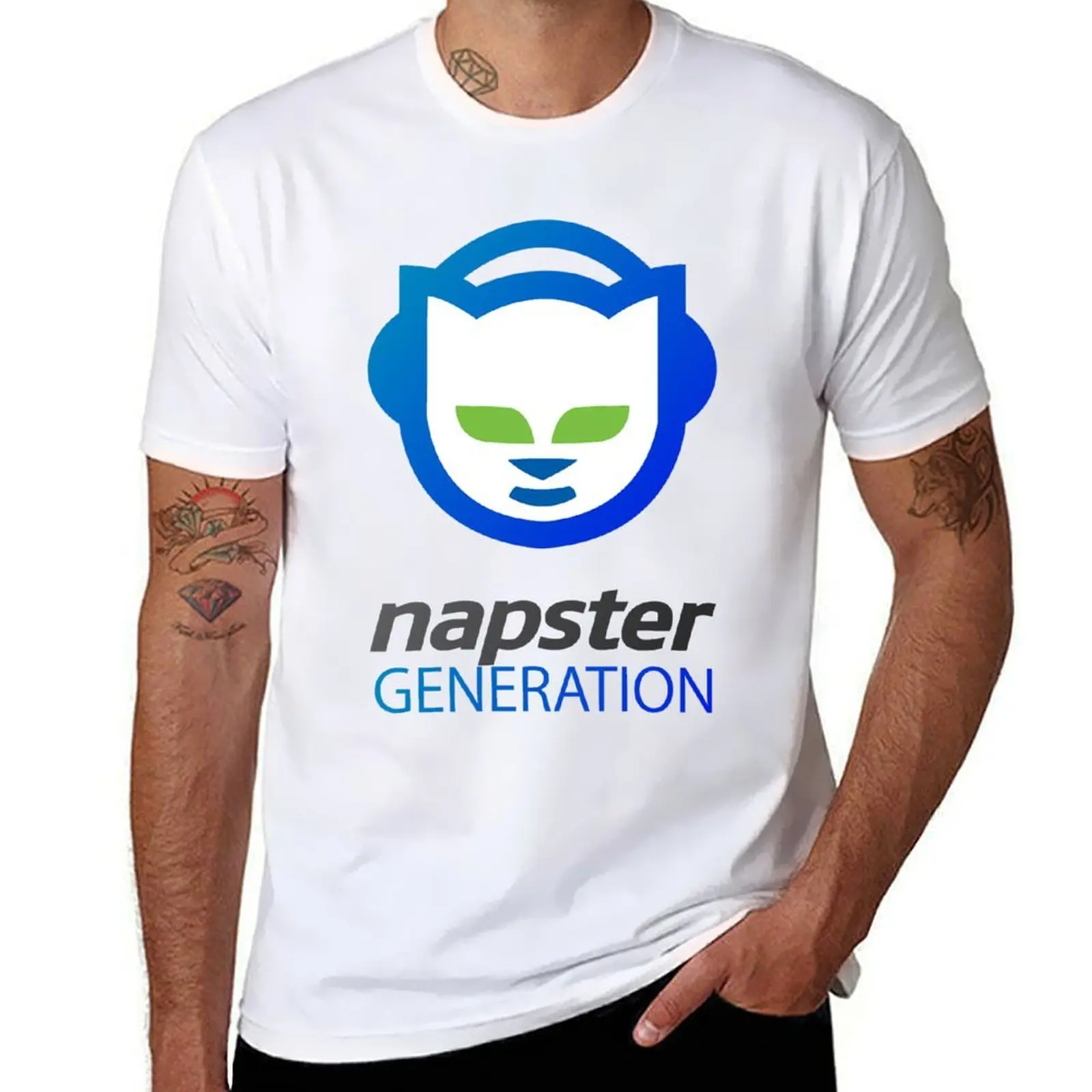 

Napster Generation Classic T-Shirt t shirt man plain man t shirts cotton T-Shirt