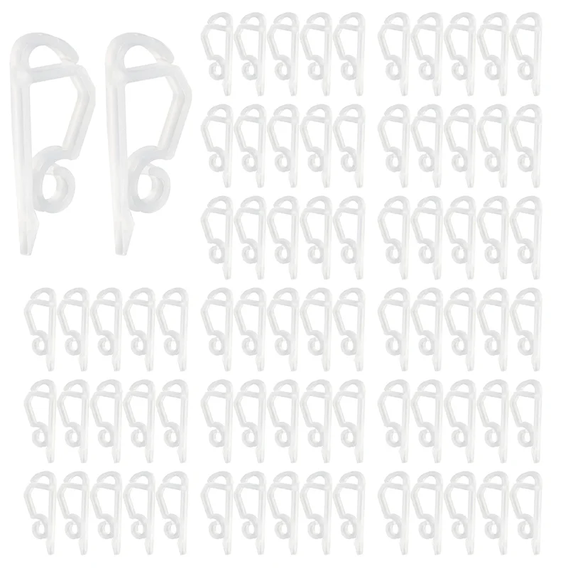 

ABWP-240 Pack Christmas Light Clips Outdoor -Weatherproof Christmas Light Hangers Gutter Hooks For Christmas Holiday White