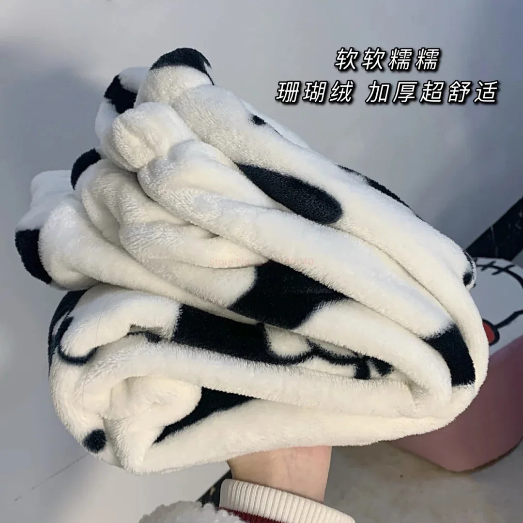 Hello Kitty Pyjamabroek Zwart Flanel Vrouwen Sanrio Kawaii Wollen Witte Cartoon Casual Thuis Broek Herfst Mode Broek Geschenken