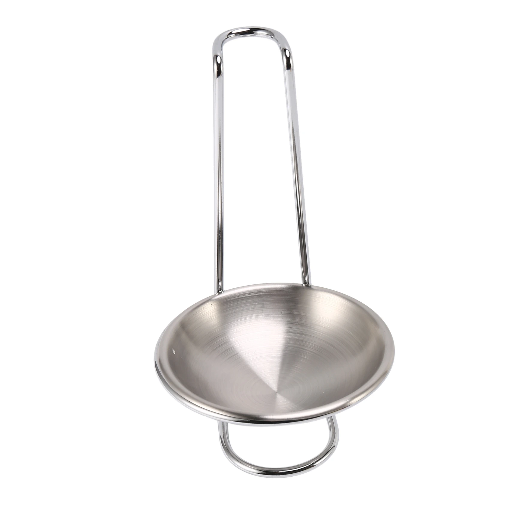 Stainless Steel Spoon Rest Holder,Long Handle Vertical Saving Soup Ladles Holders Ladle Rest Soup Ladle Holder