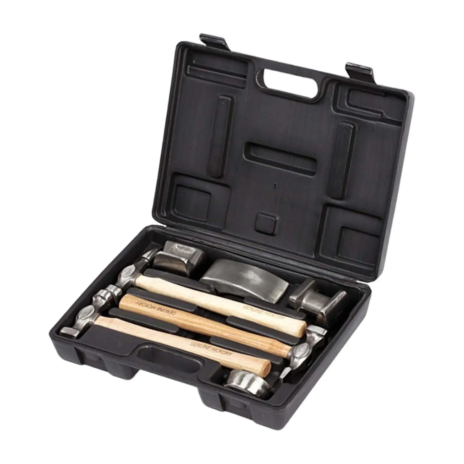 7x Auto Body Repair Tool Kit Wear Resistant Universal Hammer and Dolly Set