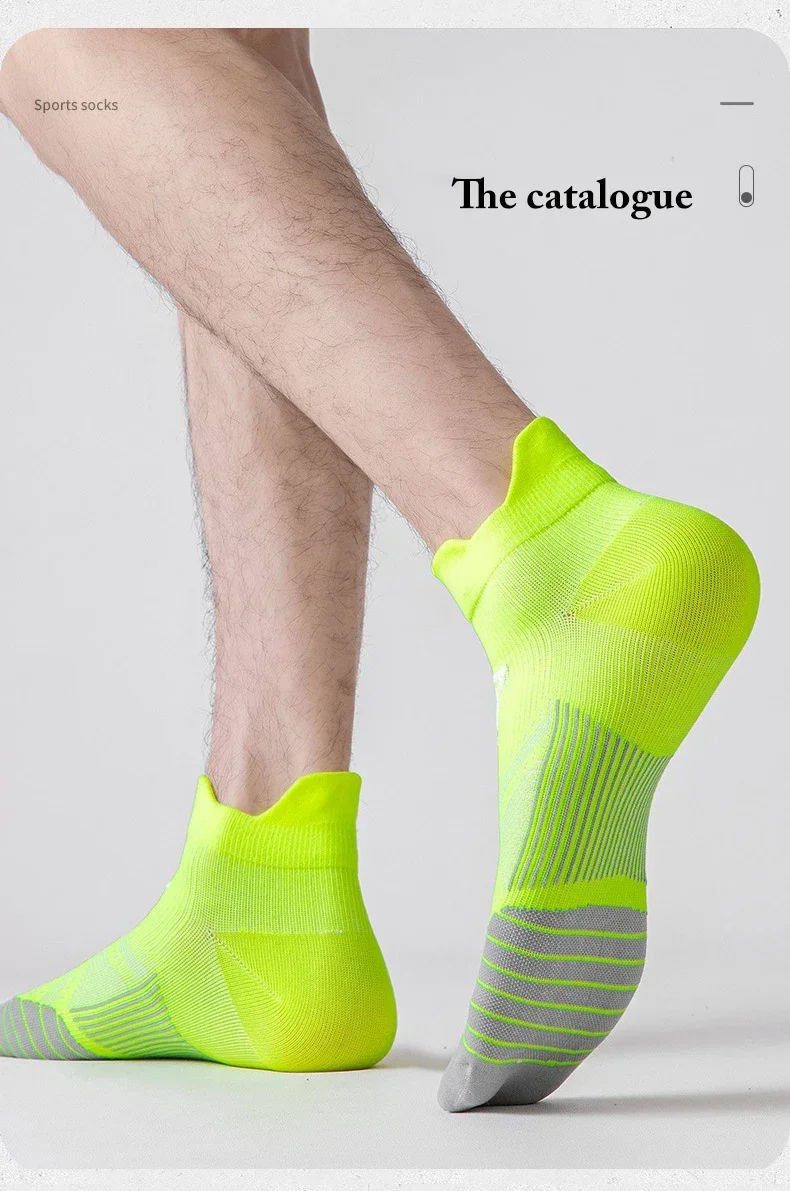 4 paare/los Frau männer Socken Kompression Atmungs Basketball Sport Radfahren Laufen Handtuch Socken Hohe Elastische Rohr Socken – Detail 14