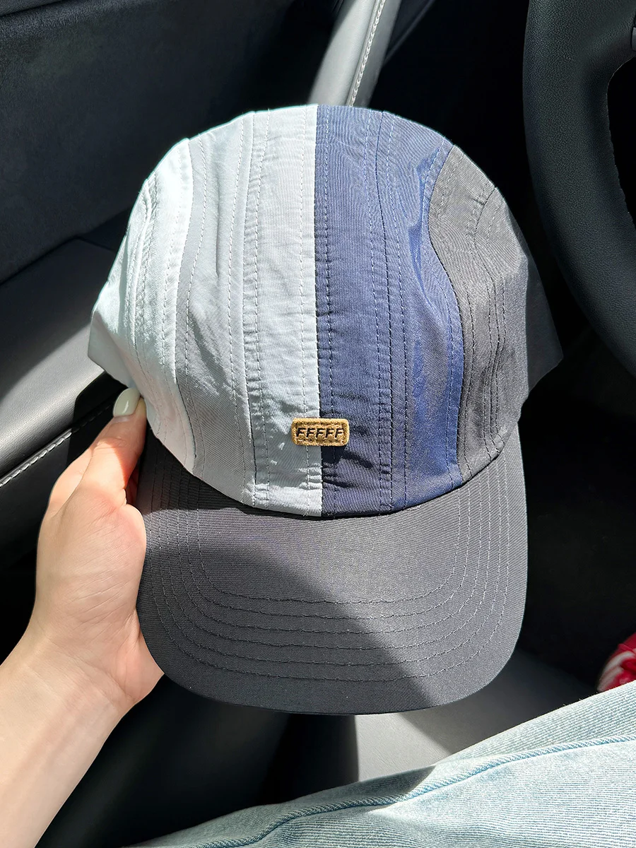 Leisure time Stripe Baseball New era cap Adjustable Sun Running hat Colour Baseball Cap Flat caps Fashion Women's Caps for men