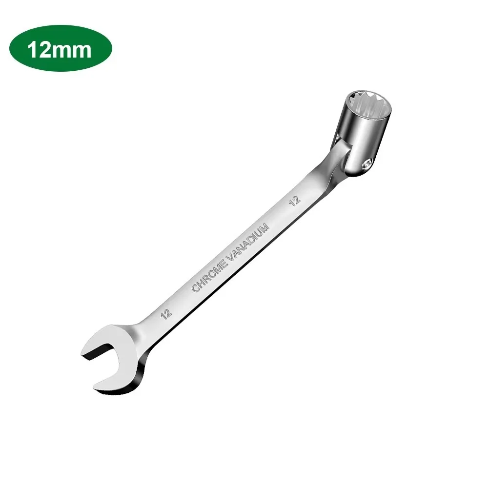 Tool Rotatable Single-Head Wrench Single-Head Torx Dual-Purpose Wrench 8-19 Open-End Wrench