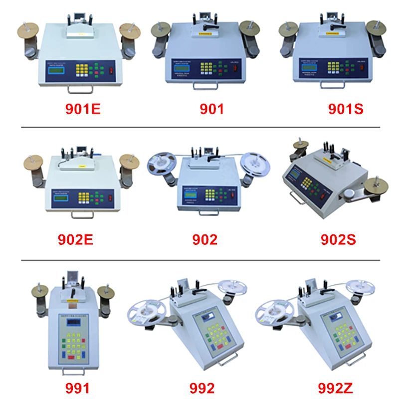 Automatic SMD Component Counter 901 IC Chip Inductance Capacitor Electronic Adjustable Speed Count Machine 902 991 992