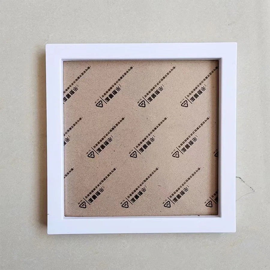 Marco decorativo de diamantes con dibujos animados de 18x18 cm, marco rectangular para montaje, marco de plástico para fotos, regalo de pintura artística