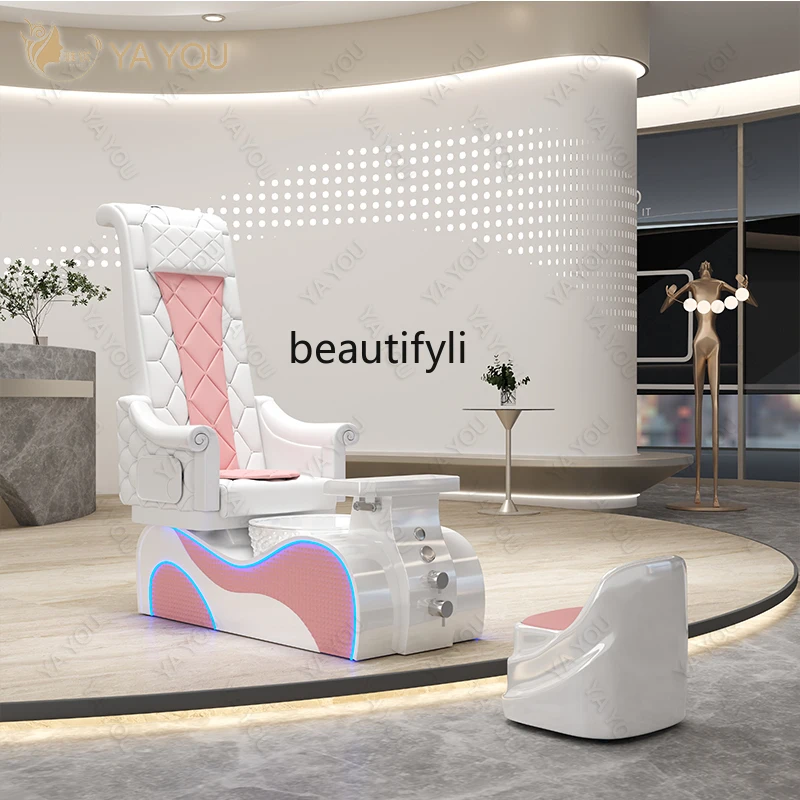 Electric foot bath, sofa chair reclining foot bath spa stool, eyelash shop manicure bed massage chair beauty chair