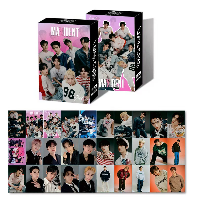 

30pcs Straykids collection card SKZOO album LOMO card box set high-definition photo card small card greeting card peripheral