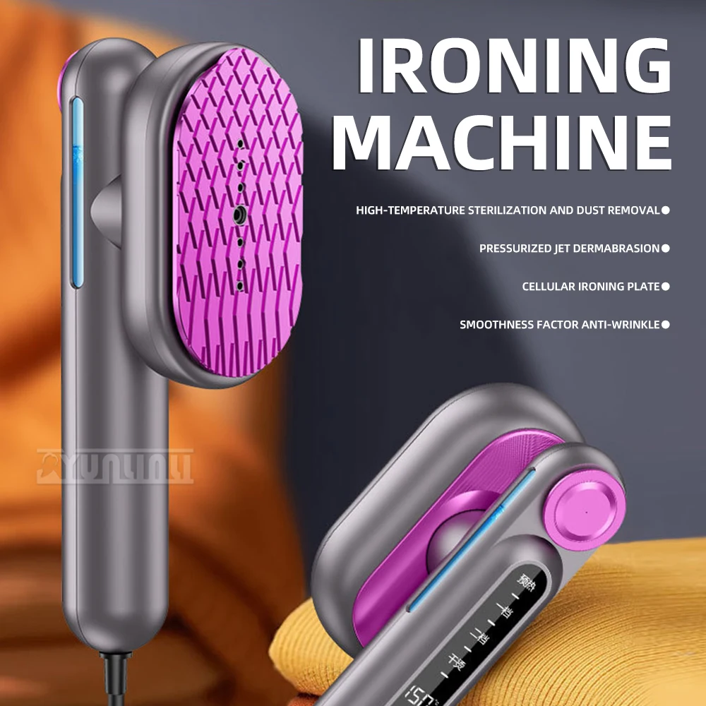 GTJ-188 Portable Handheld Ironing Machine Household Small Steam Brush Hanging Iron with Large Capacity for Fabric Care