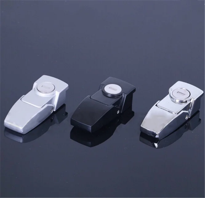 Durable Cabinet Coated Metal Hasp Latch with Lock cylinder DK604 speciality Security Toggle Lock power cabinet electrical box