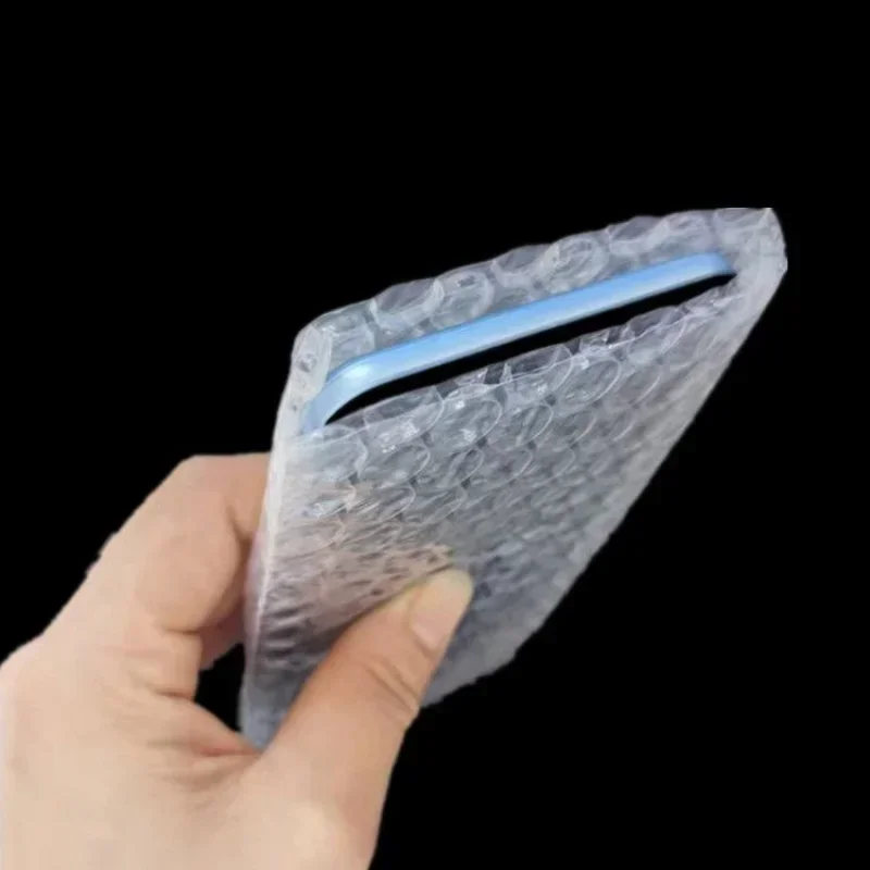 Sacos de bolhas de dupla face grossos 10x20cm, sacos plásticos anticolisão, saco de embalagem pequeno, à prova de poeira, saco especial para celular