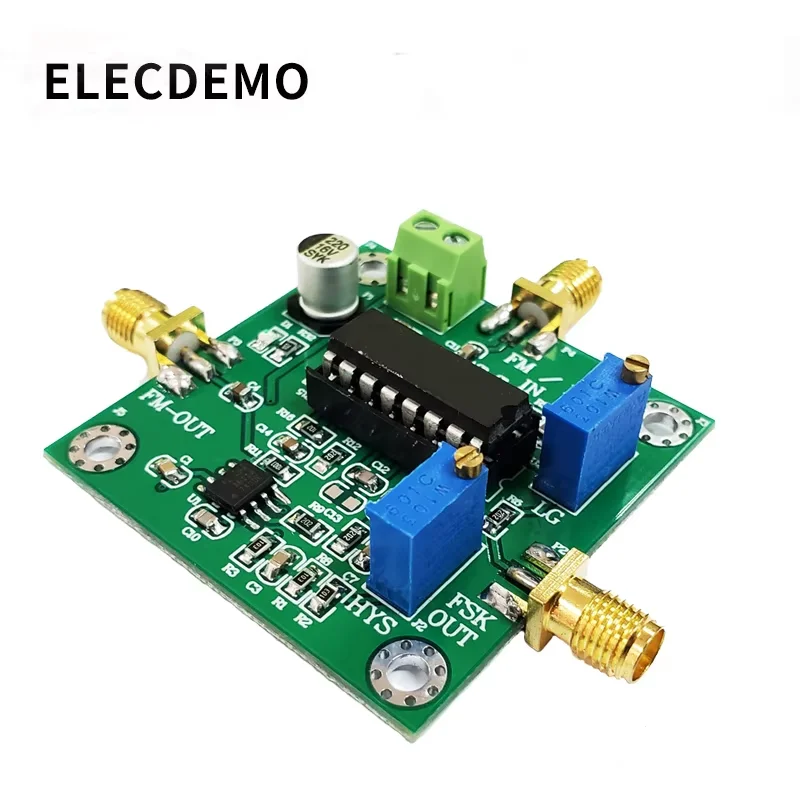 FM demodulation module FSK Demodulation Module FM Receive Center Frequency 10-90MHz Loop Gain Adjustable Demodulation Output