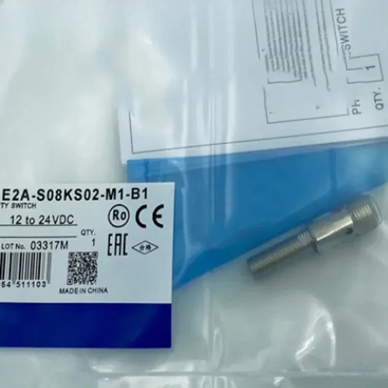 

2 шт. подключаемый бесконтактный переключатель E2A-S08KS02-M1-B1 S08KS02-M1 S08KS02 трехпроводной постоянный ток PNP нормально открытый датчик