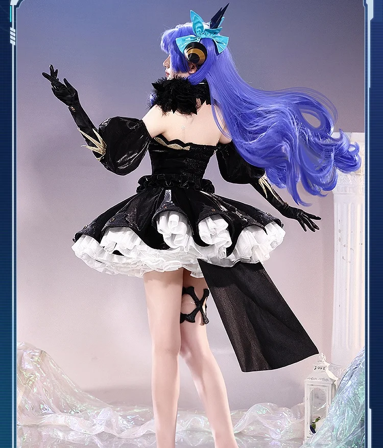 Irelia H مصير/الطلب الكبير Ere أزياء تنكرية FGO Ereshkigal المرحلة 2 فستان أزياء الهالوين للسيدات