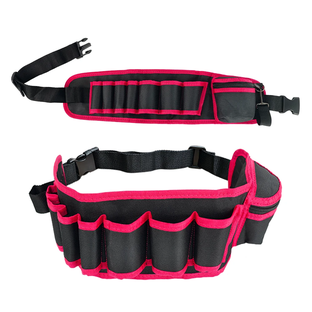 Multi‑Pocket Oxford Cloth Utility Work Tool Belt Storage Bag