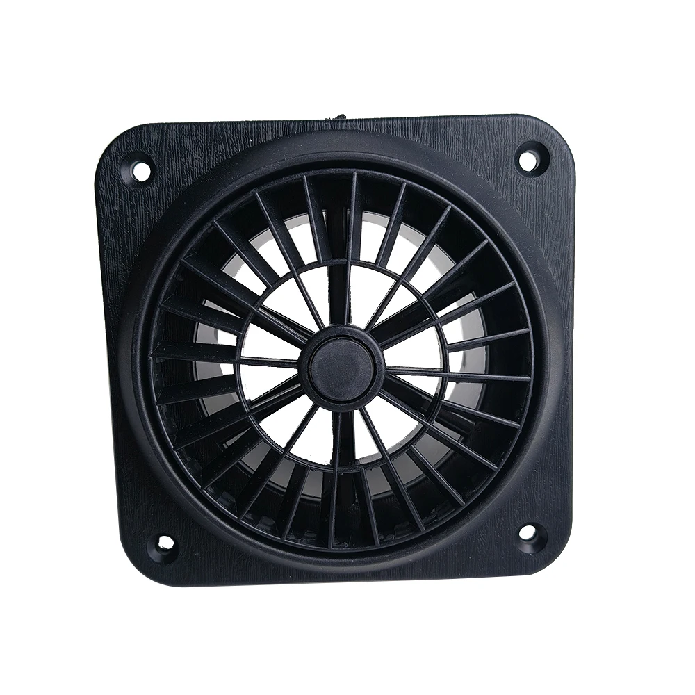 42/60/75/90mm Diesel Heater Duct Ducting Air Vent Outlet Rotatable Pipe Joiner Connector Connector Black For Car Truck VAN