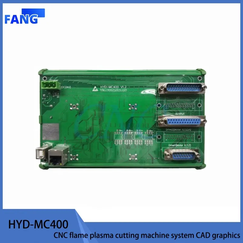 

CNC flame plasma cutting machine system HYD-MC400 CNC motion control card support CAD graphics gantry cutting machine controller