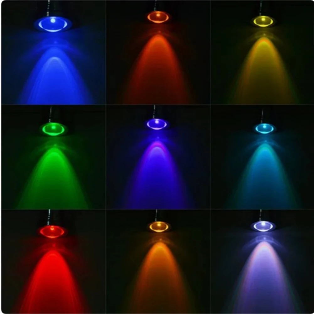 110V 220V podwodne lampy zmiana koloru RGB 90 stopni regulowane oświetlenie kąt IP65 wodoodporny dla zbiornik akwarium basenu stoczni