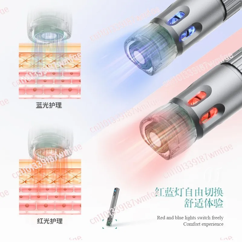 Facial Water Light Import Machine Electric Microcrystalline Nano Crystal Pen Face Lifting Beauty Device for Home Salon Skin Care