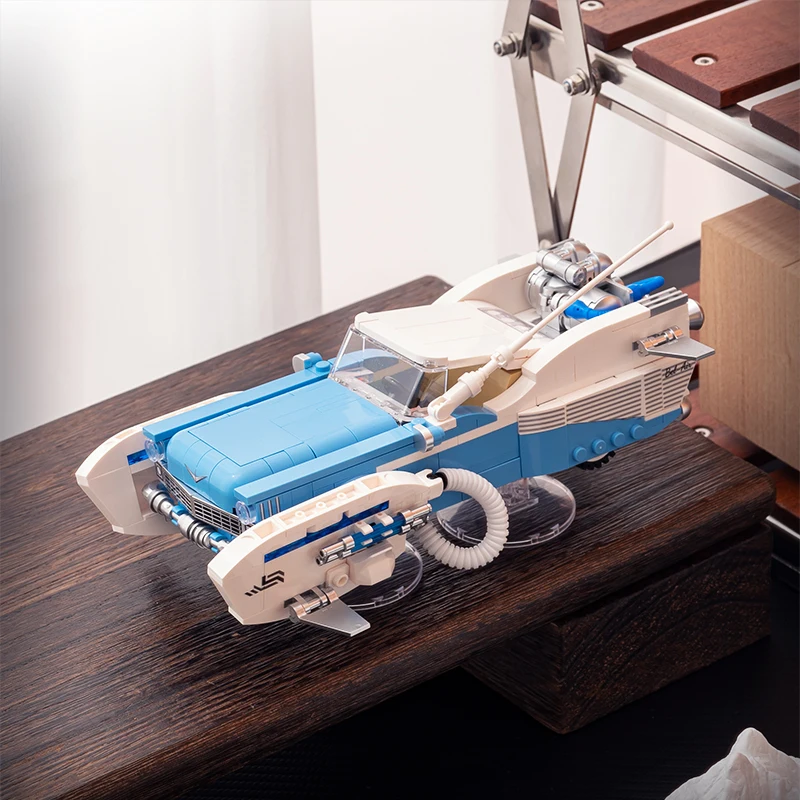 

Silver Wing Swift Wind Sports car Building block Creative assembly model ornaments Container DISPLAY BOX Toy Boy's Gift