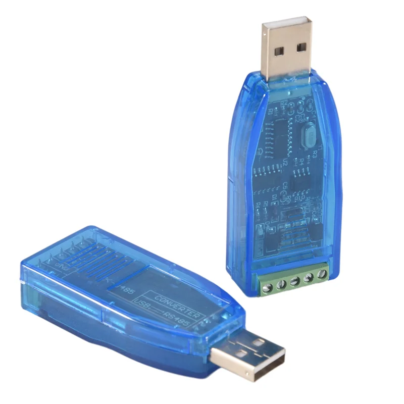 A41Z-2Pcs USB To RS485 Converter Isolate Module Upgrade Industrial TVS ESD Protection CH340E Standard RS-485 Connector Board