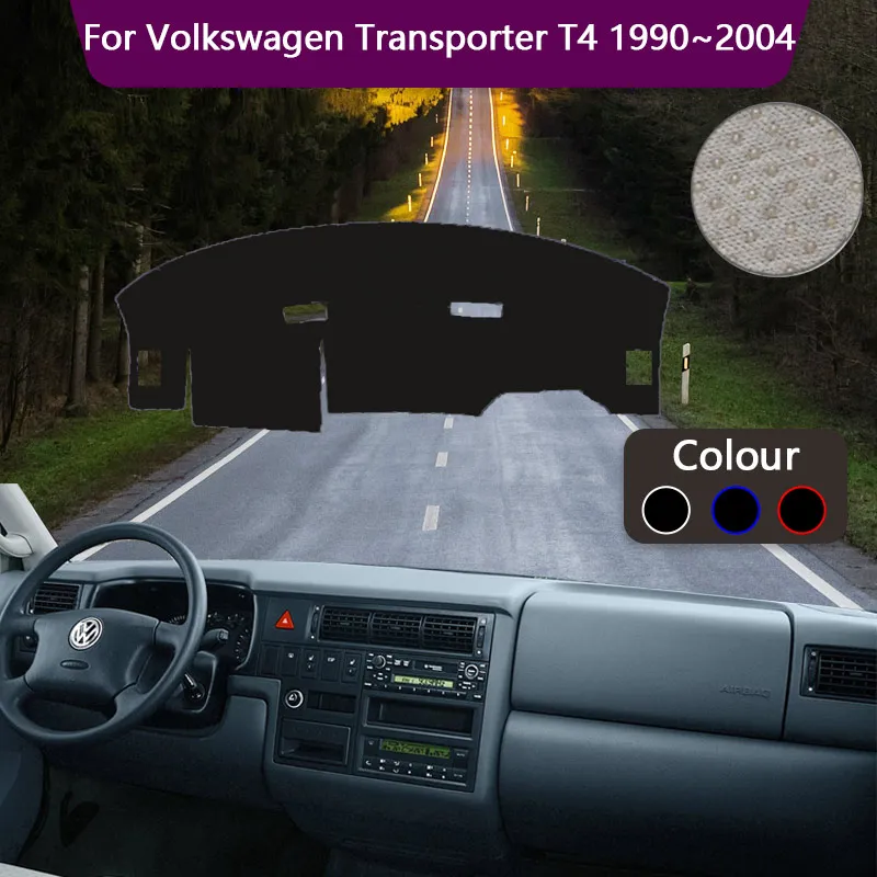 Car Dashboard Cover for Volkswagen VW Transporter T4 EuroVan Vanagon Caravelle 1990~2004 Sunshade Anti-dirty Rug Pad Accessories