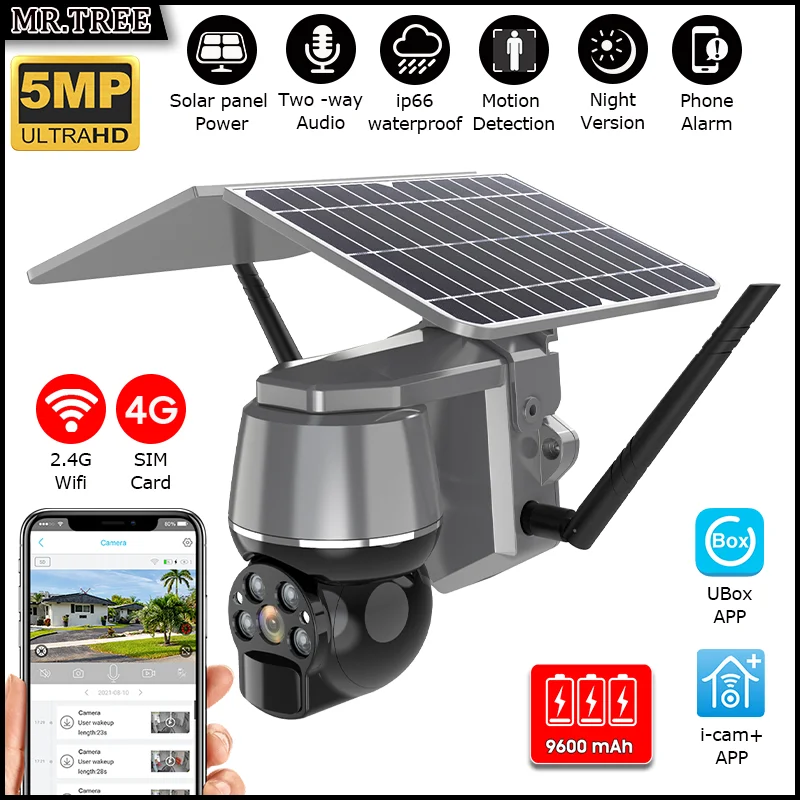 5MP 4G Sim Solar Po… - image
