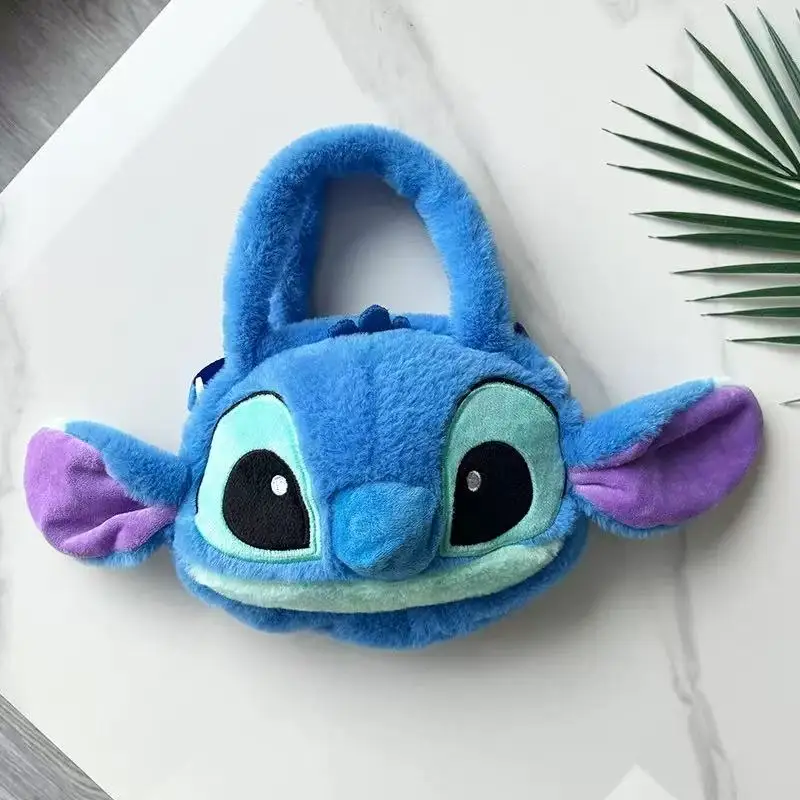 Disney Neue Lilo & Stitch Plüsch Spielzeug Kawaii Plüsch Umhängetasche Mädchen Handtasche Anime Stofftiere Kinder Cartoon Plushie Weiche Tasche