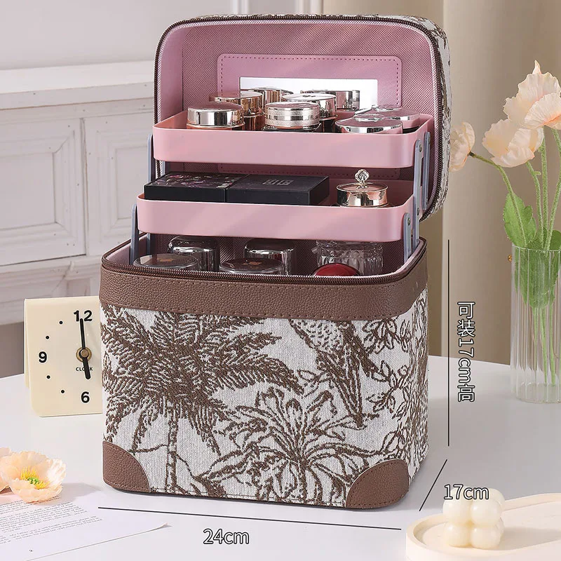 New Women's Large Capacity Make up Case Storage Pouch Fashion Travel Organizer Washing and Storage Bags Toiletry Kit Cases