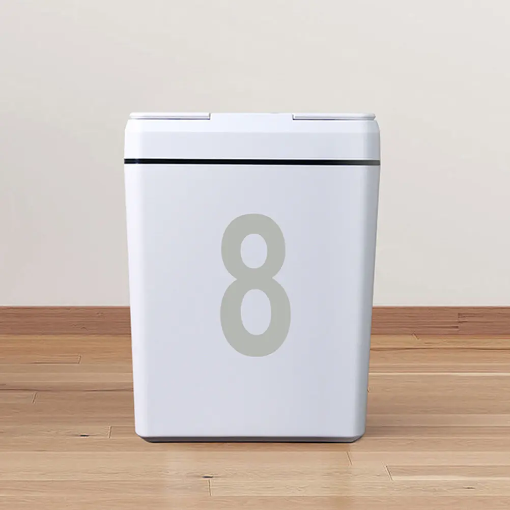 

6 Sheets Large Number Stickers 0-9 Self-Adhesive Reflective Vinyl for Mailbox House Exterior Address Signs Outdoor Decals